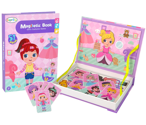 Magnetic Jigsaw Puzzle Book Dress-up Costumes