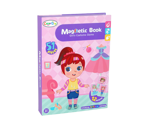 Magnetic Jigsaw Puzzle Book Dress-up Costumes