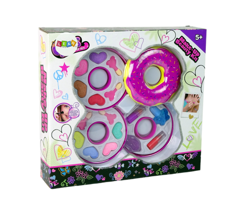 Donut Eye Shadow Lipstick Palette For Kids