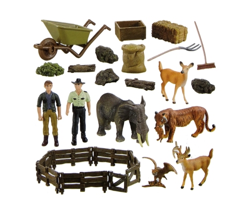 DIY Farm Kit Shed Animals Tiger Deer