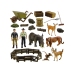 DIY Farm Kit Shed Animals Tiger Deer