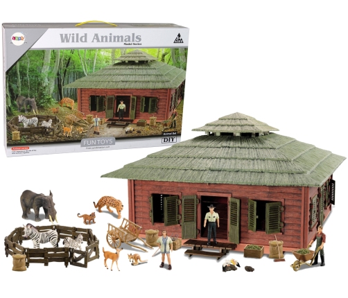 DIY Farm Kit Shed Animals Tiger Deer