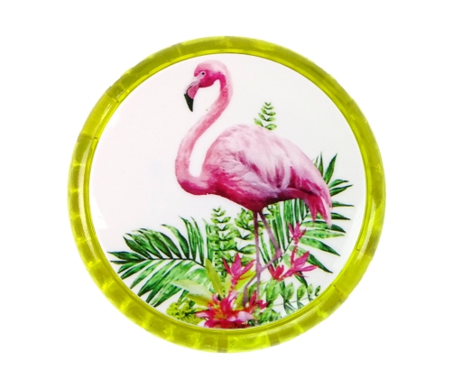 Jojo Handicraft Game with Flamingo  A timeless toy Yellow YoYo