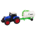 Farm Set Tractor Milk Tank Cow 1:64