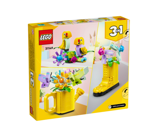 LEGO CREATOR Bricks Flowers in a Watering Can 420 Pieces 31149