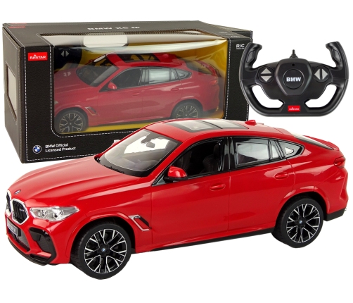 Car R/C Bmw X6 M 1:14 Rastar Red