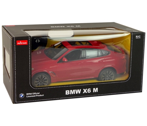 Car R/C Bmw X6 M 1:14 Rastar Red