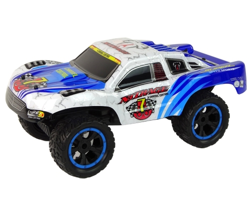 Remote Control Car RC Truck Monster 1:12 White