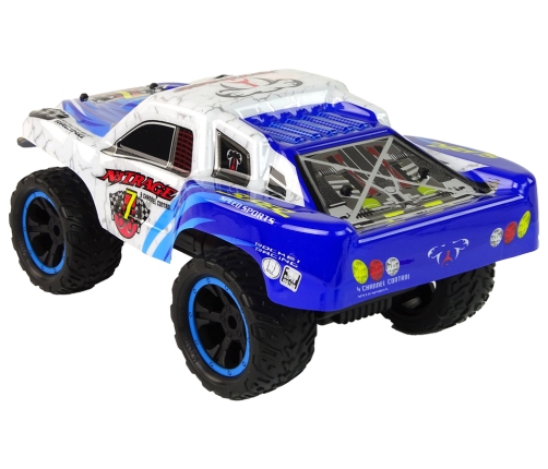 Remote Control Car RC Truck Monster 1:12 White