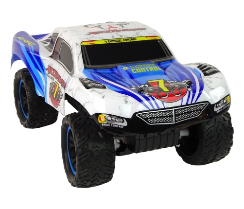 Remote Control Car RC Truck Monster 1:12 White