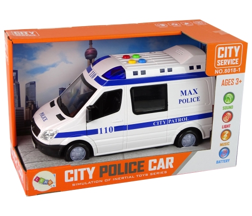 Police Car Police Car Drive Friction Sounds Light