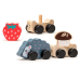 Wise Hedgehog Wooden Toy Strawberry Mushroom 15467