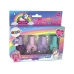 Beauty Set Colorful Nail Polishes 4 Pieces Unicorns