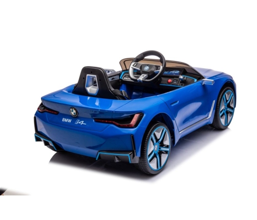 Battery-powered car BMW I4 Blue 4x4