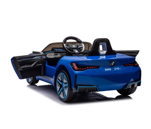 Battery-powered car BMW I4 Blue 4x4