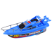 Police Boat Battery Operated Floating Boat Blue Water Toy