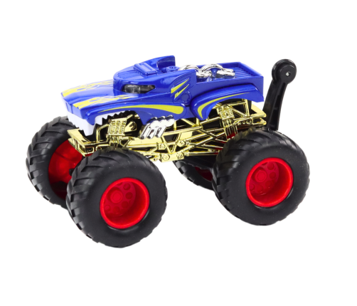 Toy Car Off-Road Vehicle Big Rubber Wheels Blue