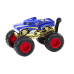 Toy Car Off-Road Vehicle Big Rubber Wheels Blue