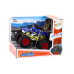 Toy Car Off-Road Vehicle Big Rubber Wheels Blue