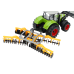 Agricultural Tractor Excavator With Disc Harrow Green Drive