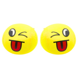 Soft Ball Smiley Emoji Ball Yellow 9cm