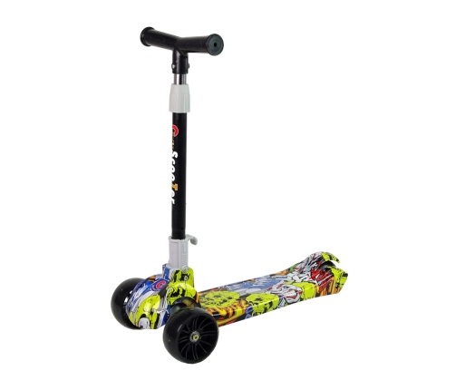 Tricycle Luminous Wheels Yellow Skull Graphics