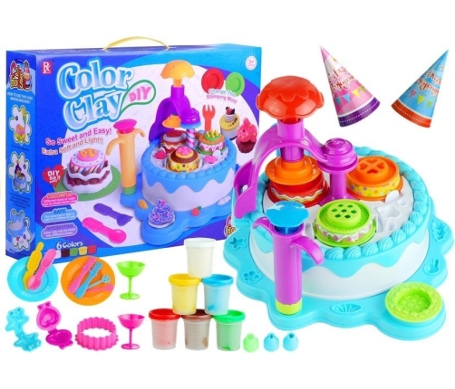 Color Clay DIY Birthday Party Cake House