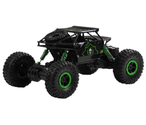 R/C Monster Car Jeep 1:18 Green