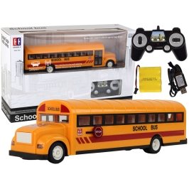 Yellow Remote Controlled R/C School Bus with Opening Doors