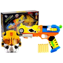 Foam Arrow Robot Gun with Mask