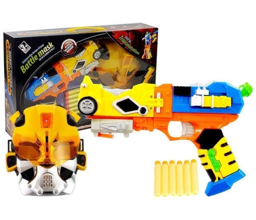 Foam Arrow Robot Gun with Mask