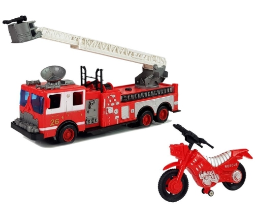 Set of Fire Brigade Vehicles Fire Engine Motor Tent Accessories