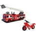 Set of Fire Brigade Vehicles Fire Engine Motor Tent Accessories