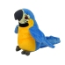 Interactive Talking Blue Parrot Repeating Words