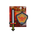 Knight Set Sword Foam Shield Pixel Theme