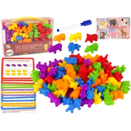 Animals Educational Toy Task Cards Counting Sorter 60 Pieces