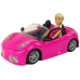 Pink Sports Car Doll Set