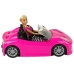 Pink Sports Car Doll Set