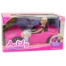 Pink Sports Car Doll Set