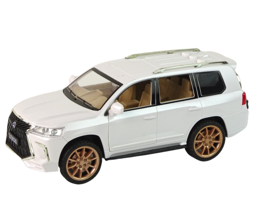 Car Vehicle White 1:14 Sounds Lights Lexos Car