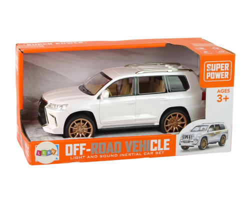 Car Vehicle White 1:14 Sounds Lights Lexos Car