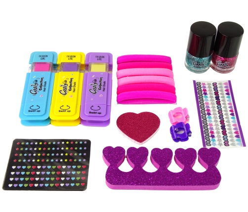 Set For Nail Art And Hair Decoration Casket