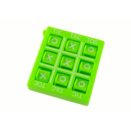 Tic Tac Toe Game 4.5 cm Green