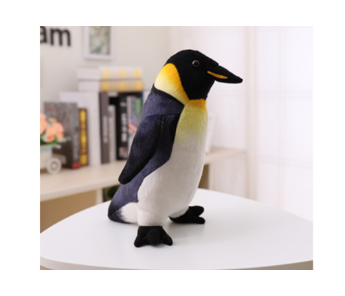 Plush Emperor Penguin mascot 55 cm