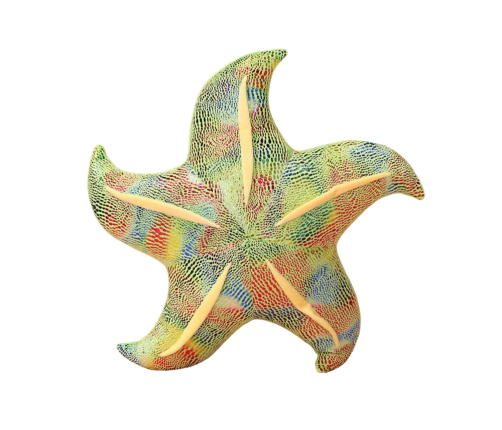 Mascot Plush Starfish Green Pillow 45 cm