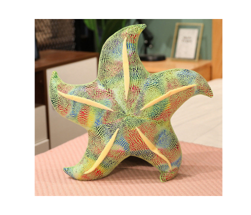 Mascot Plush Starfish Green Pillow 45 cm