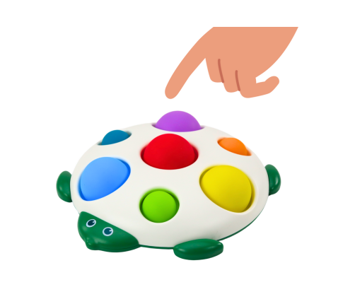 Turtle Sensory Toy Educational Board Pop-It Tabs