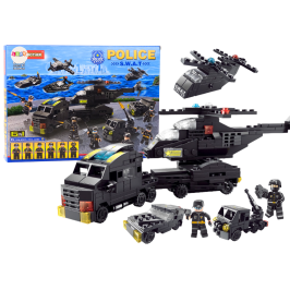 Police Set Building Blocks Police Military Figures 343 El. 6in1