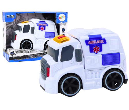 Ambulance Ambulance Sounds Lights Drive Auto Car Ambulance White