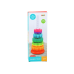 Rotating Pyramid Tower Sorter Rainbow Puzzle 36cm 6 El.